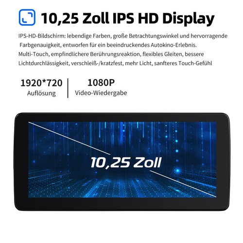 NTG4.0 Autoradio Carplay touchscreen Für Mercedes benz C Klasse W204 2008-2010 - Bild 6 von 20