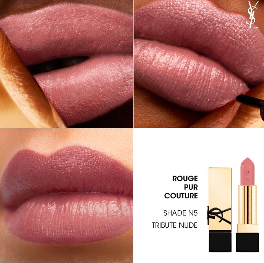 YVES Saint Laurent Rouge PUR Couture N5 Tribute Nude New In Box Mini ...