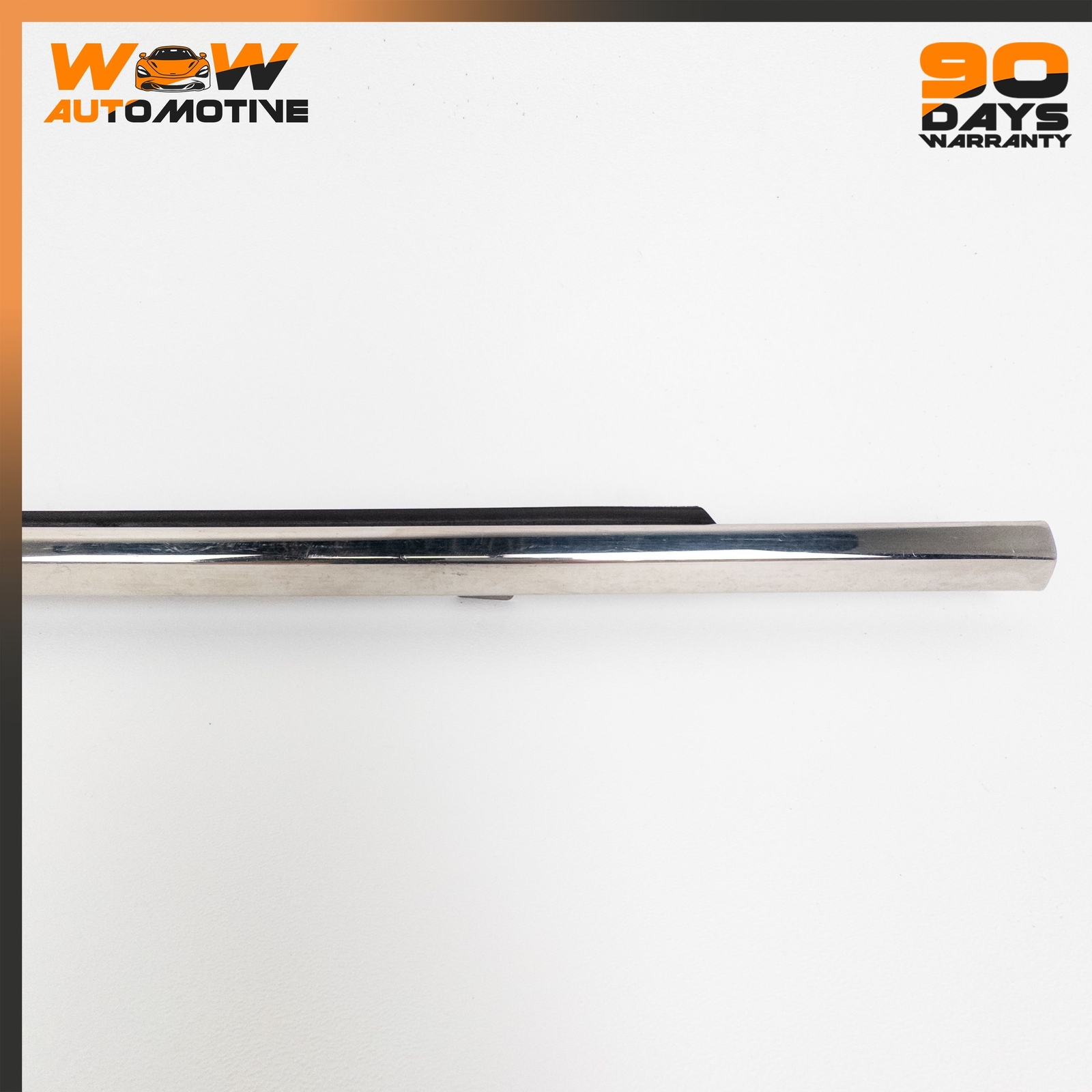 06-13 BENTLEY CONTINENTAL FLYING SPUR REAR RIGHT TRIM STRIP WAISTLINE CHROME OEM