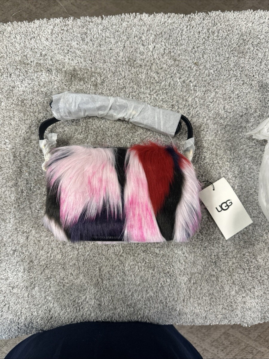 SALE!!【UGG】JANEY CROSBDY PATCHWORK☆ポシェット☆もこもこ