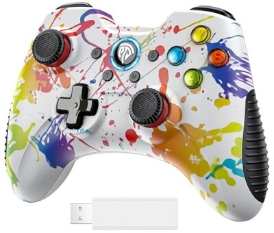 EasySMX Wireless 2.4g Gaming Controller Support PC Steam and PS3, Android