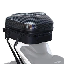 Motorcycle Tail Bag Rear Seat Luggage Bags Waterproof Helmet Bags Expandable