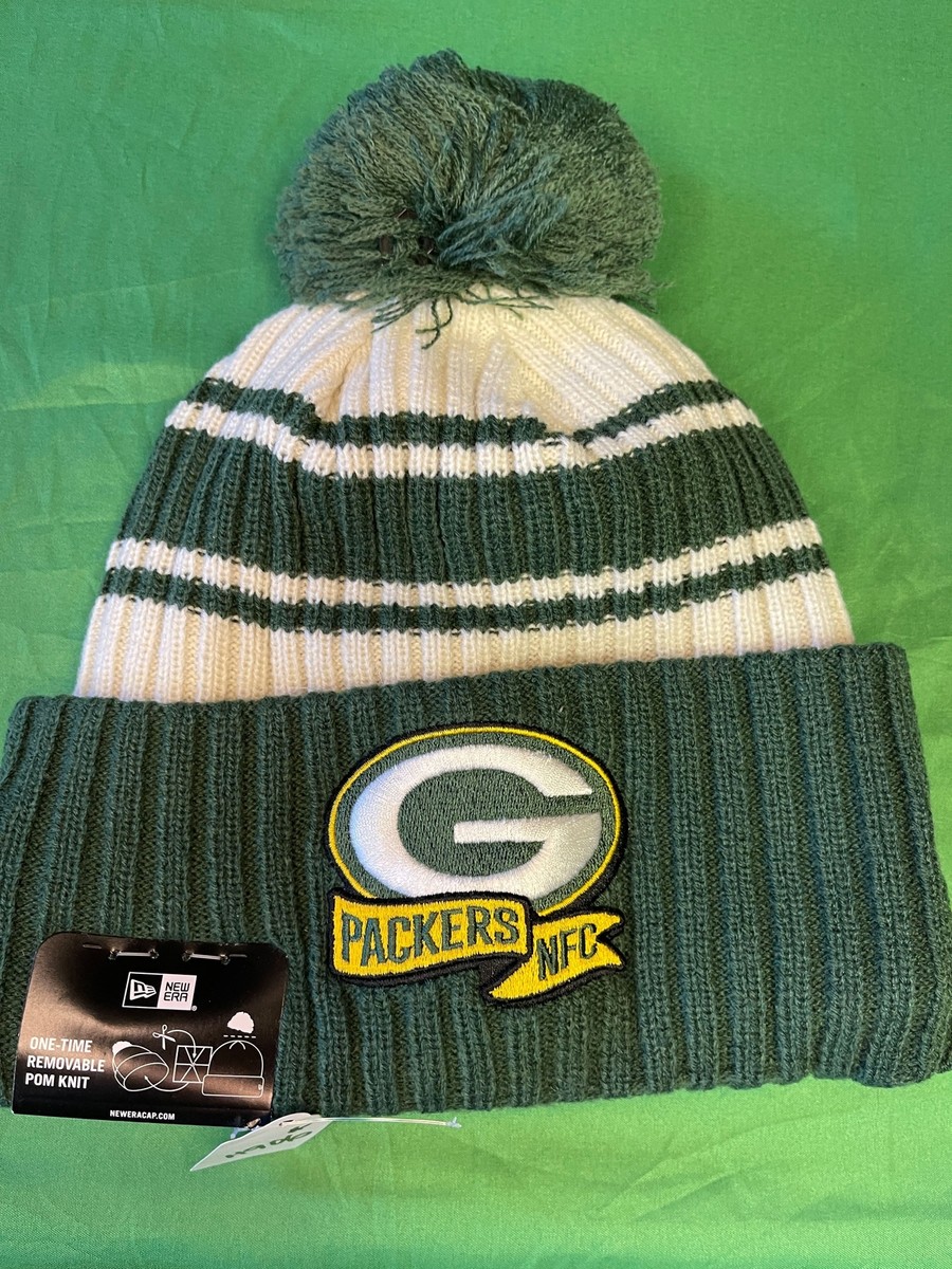 Bonnet New Era Green Bay Packers Sideline Sport Knit - Jaune, Taille Unique
