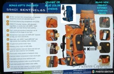 NEW INTERNAL FRAME TRAIL TOURING HIGH SIERRA SENTINEL 65 BACKPACK-HIGLY RATED!