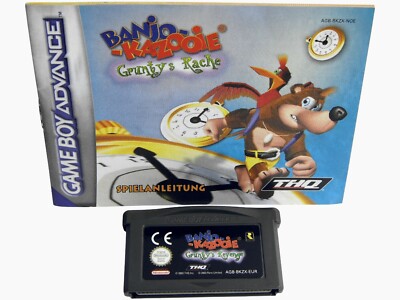Banjo-Kazooie Grunty´s Revenge Modul + Booklet Nintendo Game Boy Advance GBA