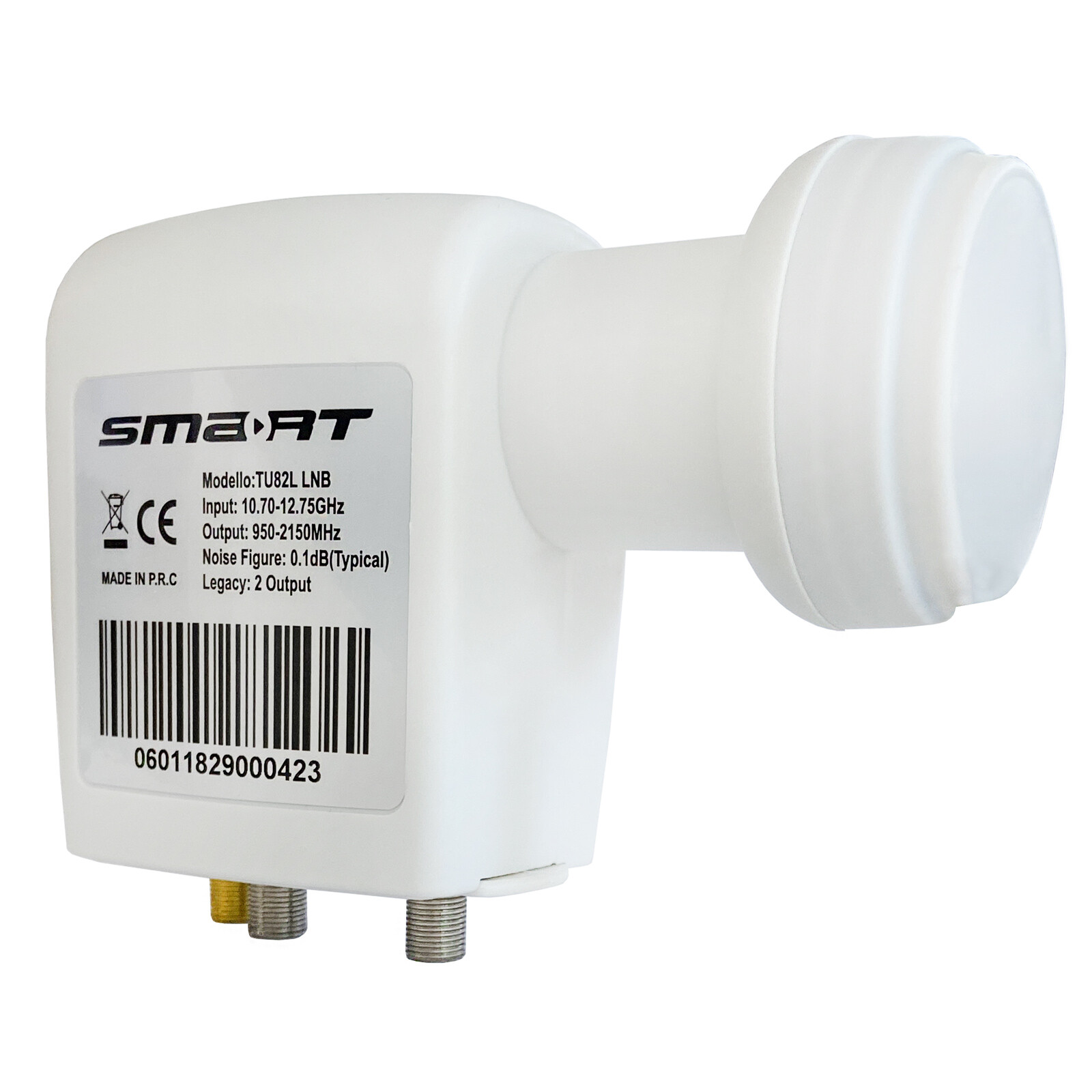 Smart Titanium TU82L Unicable LNB SCR 2Legacy 10 Receiver 10 F-Stecker UHD HDTV