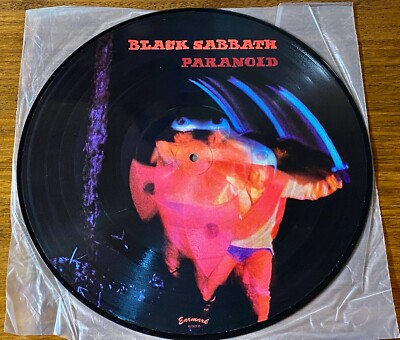 BLACK SABBATH ~ PARANOID ~ LEGENDARY 2ND ALBUM PICTURE DISC WITH