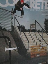 Concrete Skateboarding Magazine February 2009 #98-Josh Clark Interview/Japan/Tor
