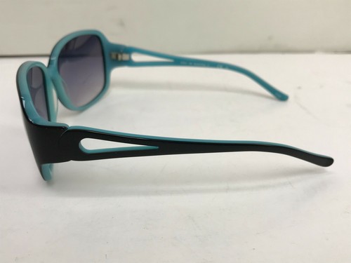 Pearle Vision Sunglasses-Rims Eyewear R37014 Black / Aqua Teal Plastic Frame - Picture 3 of 9