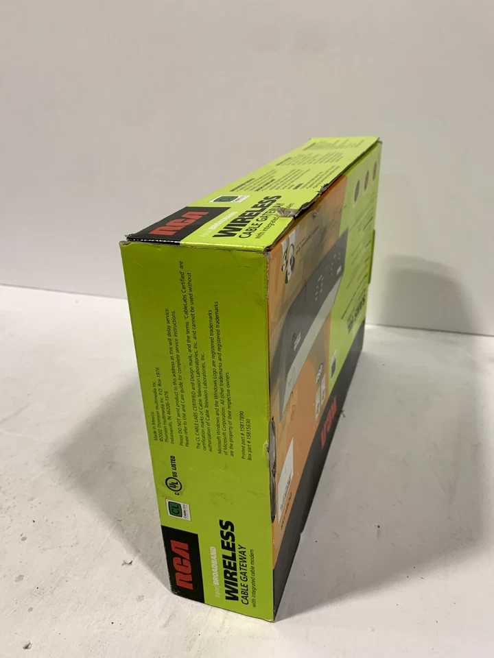 New Open Box - RCA DCM615R Digital Broadband Cable Modem Has Manual And CD - Image 2 of 4