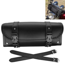 Motorcycle Motorbike Front Fork Saddle Bag Handlebar Storage Tool Pouch Roll Bag