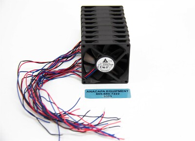 Delta Electronics AFB0812VHB Fan Tubeaxial 12VDC 0.30A 3 W Lot of 9 New (9323)K