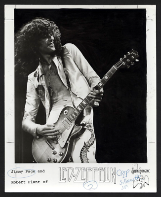 ミュージシャン USA 70's Vintage LED ZEPPELIN JIMMY PAGE USA 70's Vintage LED ZEPPELIN JIMMY PAGE