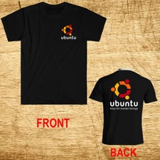 Ubuntu Linux Operating System Men's Black Size S-5XL