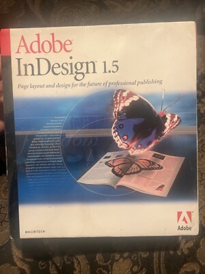 Adobe InDesign 1.5 (Retail) (1 User/s) - Full Version for Mac 17510224