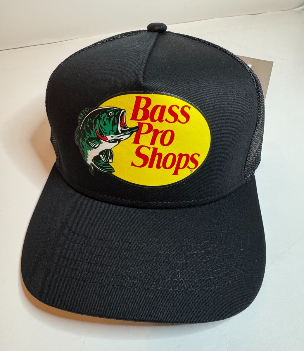 Hunting Fishing Bass Pro Shops Flat Bill Trucker Mesh Snapback Cap Hat Outdoors Accessories | Fishing Bass Pro Shops Flat Bill Trucker Mesh  main image 4
