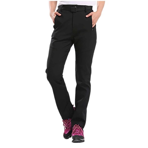 Women's Waterproof Pants Hiking Ski Snow Fleece Lined Insulated Outdoor Pants - Picture 7 of 27