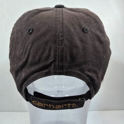 Carhartt Hat Adjustable Hat Baseball Cap Brown Unisex One Size Fits All - Picture 5 of 8