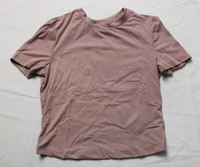 Shein Women's BAE Short Sleeve Solid Fitted Tee CG2 Dusty Pink Small 