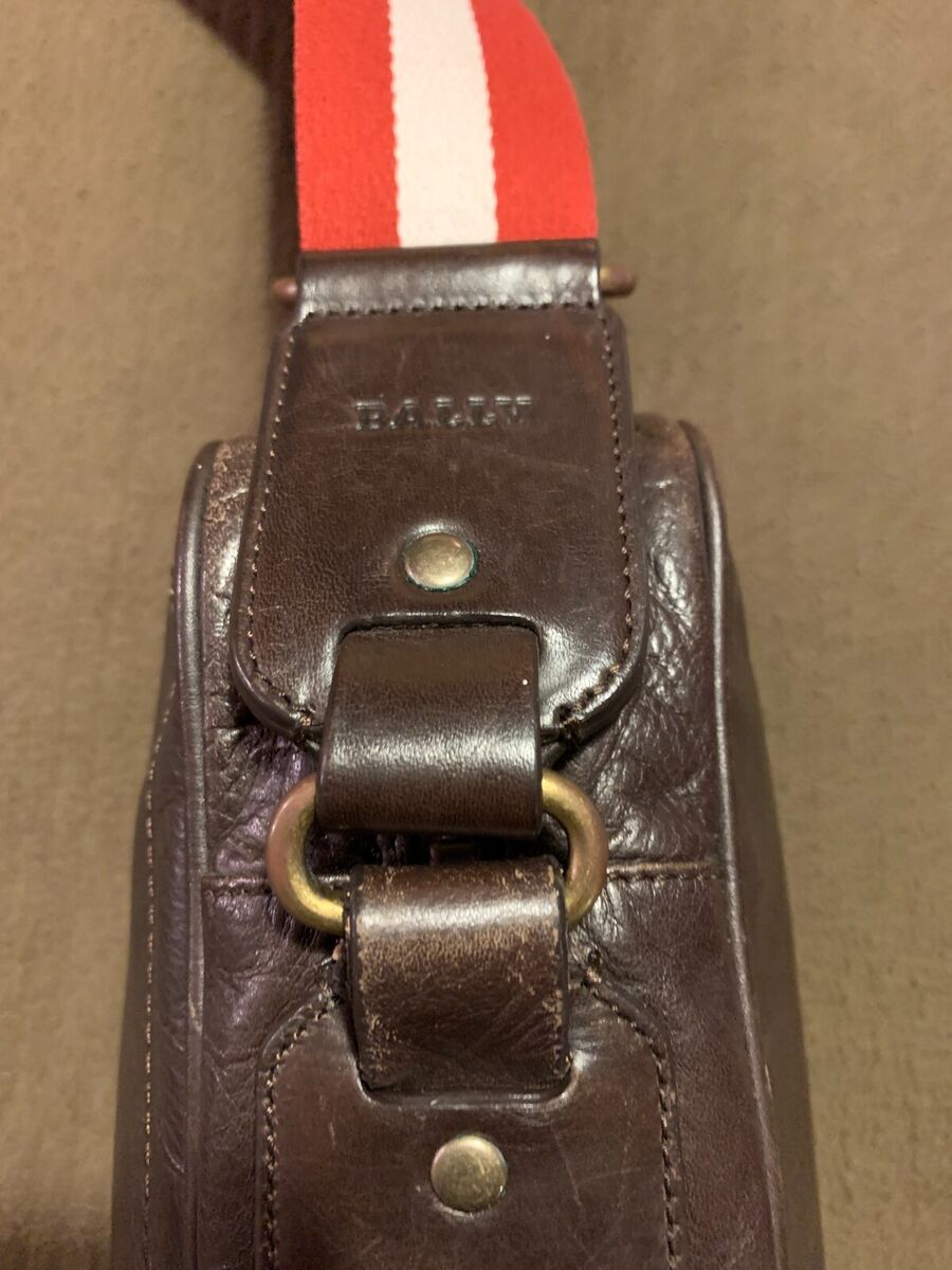 Bally MEN'S Bag Brown CROSSBODY Leather 9 Bally MEN'S Bag Brown CROSSBODY Leather 9