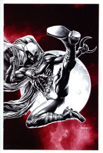 Moon Knight Black White & Blood 1 Suayan Virgin Variant Marvel - Picture 1 of 1