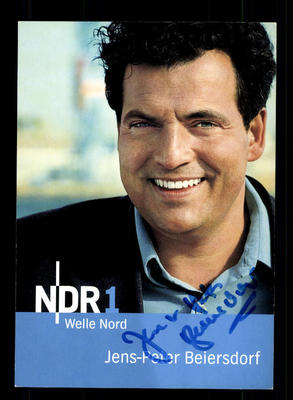 Jens Peter Beiersdorf Autograph Card Original Signed # BC 82664