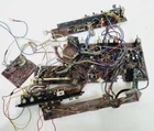 Vintage Sharp GF 767 boombox replacement parts, Main borad - Not Working
