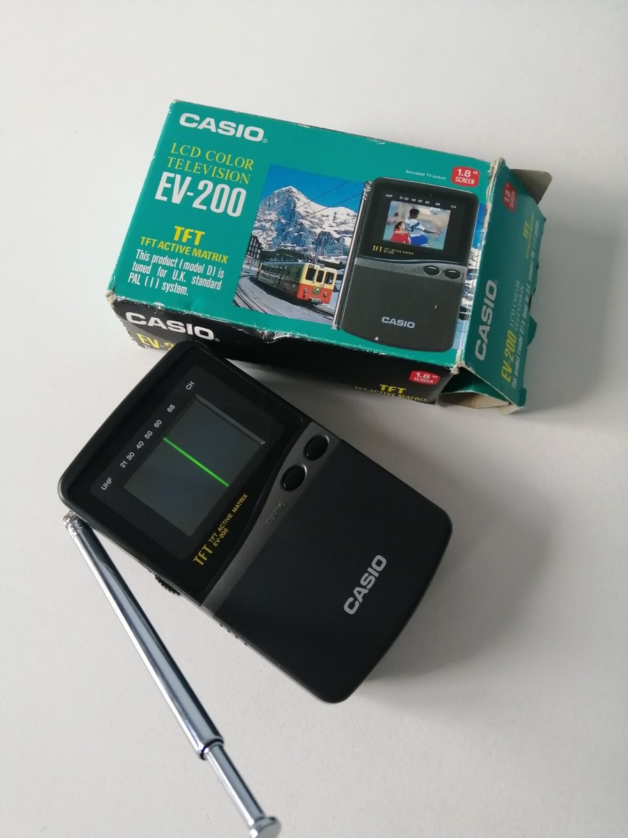 ☆ 中古☆CASIO/カシオ TFT液晶テレビ付きキャリングHi-Fiビデオ VF