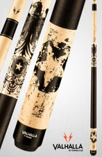 Viking Valhalla VA450 Pool Cue 58" – 2Pc Hard Rock Maple, Pro Taper, w/ Warranty