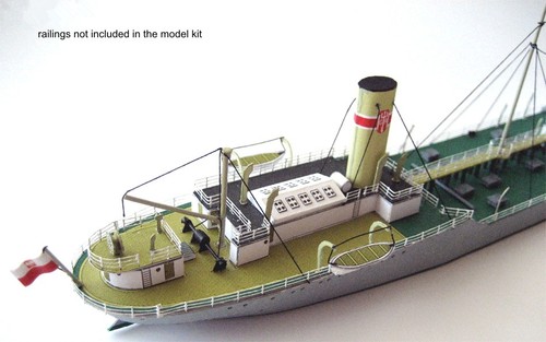 1:400 Scale Poland Tanker Karpaty Ship DIY Handcraft Paper Model Kit - Picture 2 of 8
