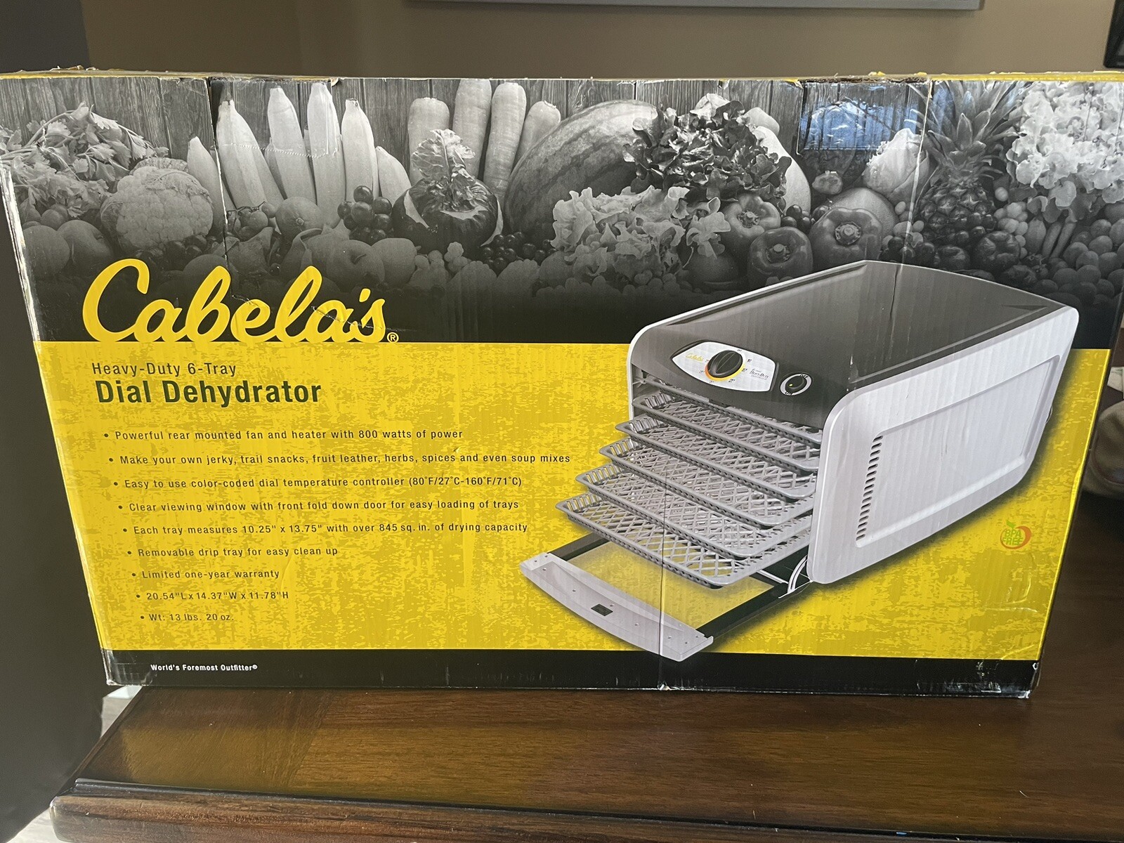 Cabela’s Heavy Duty 6 Tray Dehydrator eBay