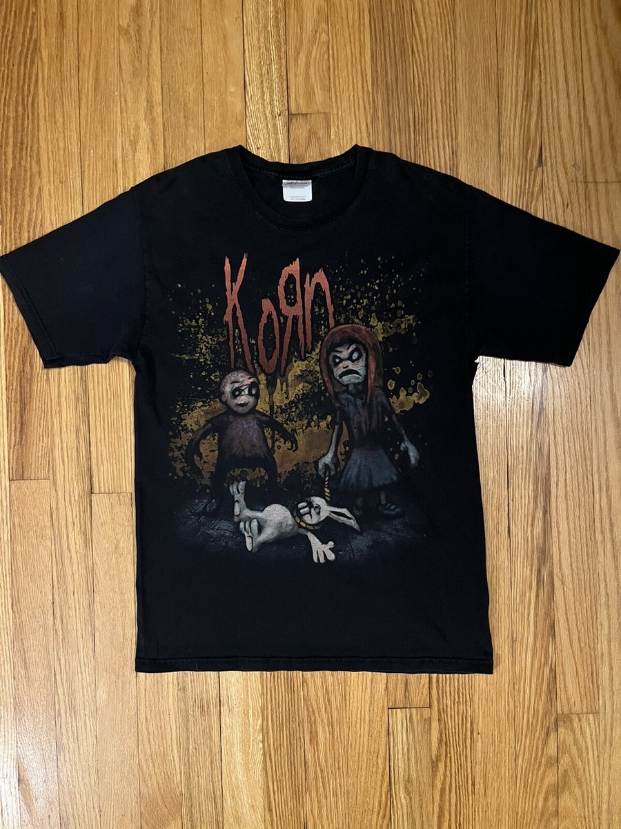 KORN - Dead Bunny T Shirt Jonathan Davis & Munky & Head (Medium 