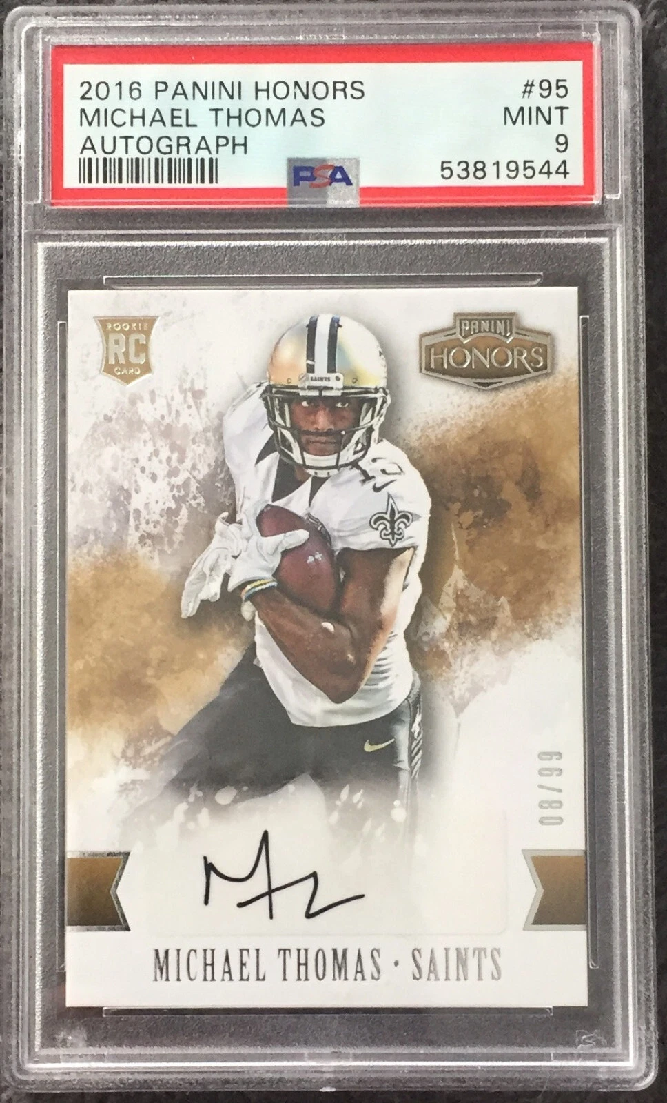 Michael Thomas Panini Honors #95 Autograph