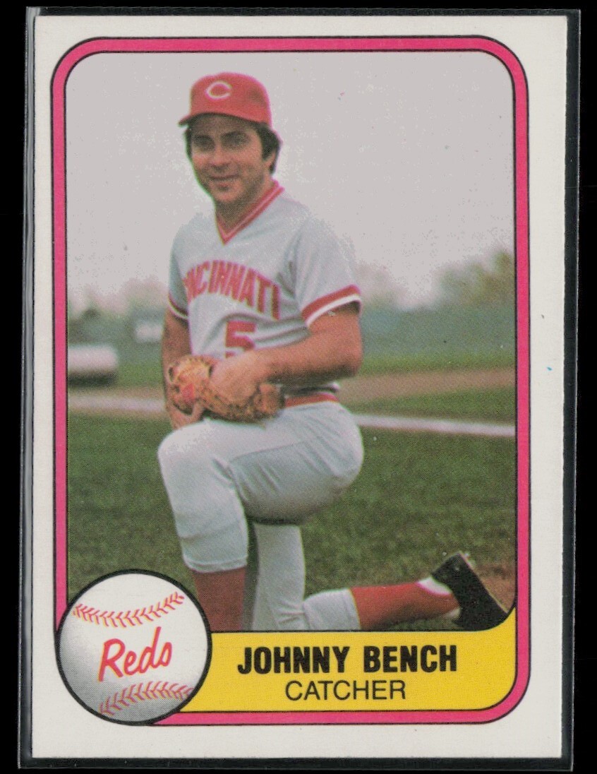 1981 Fleer Johnny Bench Cincinnati Reds #196