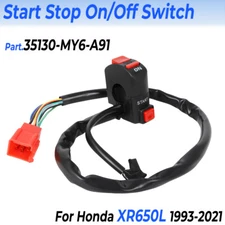 Kill Switch For Honda XR650 L 1993-2021 Start Stop On/Off Switch #35130-MY6-A91