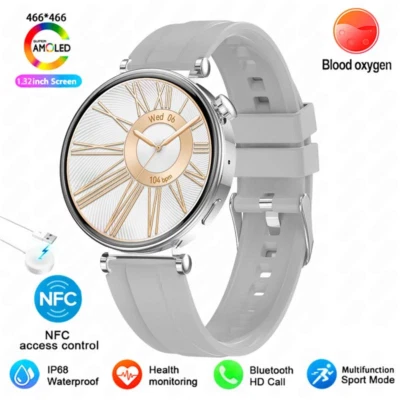 Ladies Make Recieve BT Call Smartwatch Fitness Sport Watch Smart Fitness Watch