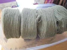 PENCIL ROVING Dark Sage Half Pound Merino Wool