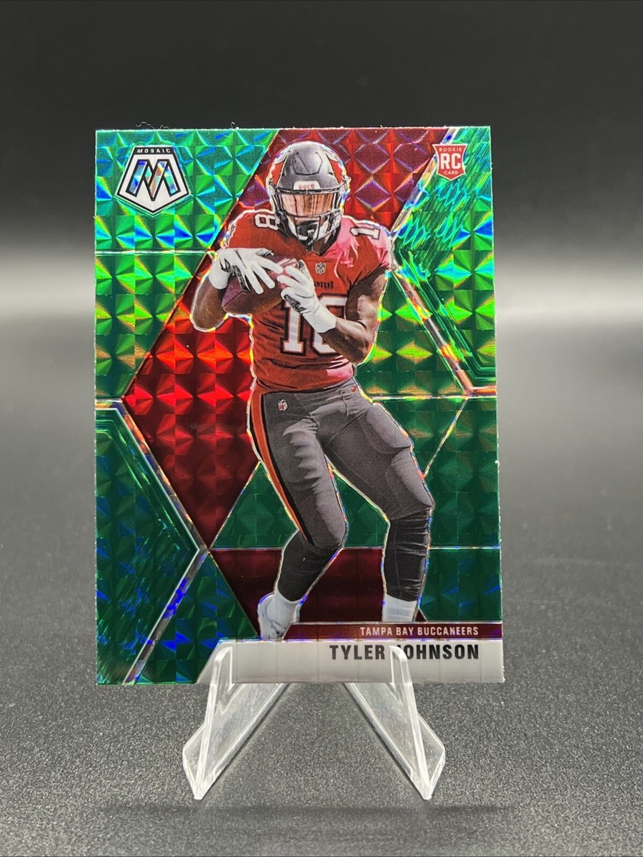 2020 Panini Mosaic Green Prizm Rookie #241 Tyler Johnson Tampa Bay  Buccaneers RC