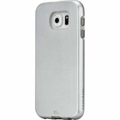 Case-Mate Dual-Layer Tough Case Für Samsung Galaxy S6, Silber