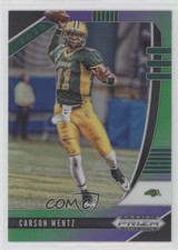 2020 Panini Prizm Draft Picks Purple & Green Prizm 31/199 Carson Wentz #13 0o6v