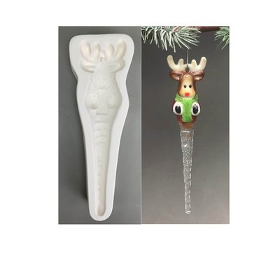 Deer Icicle Little Fritters 191 Glass Casting Mold Creative Paradise Fusing
