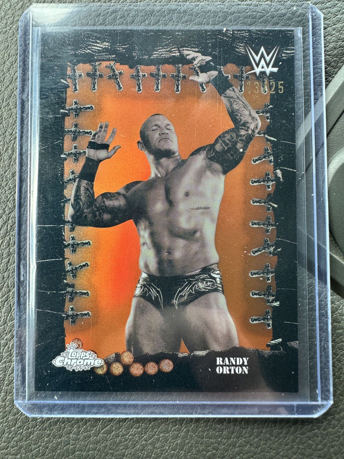 Randy Orton 2025 Topps Chrome WWE x Cactus Jack #FPA-RAN Famed Phantoms