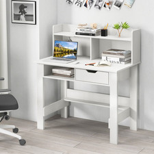 Scrivania PC USB-C Prese Monitor Stand Studio Ufficio Casa 2 Colori CW