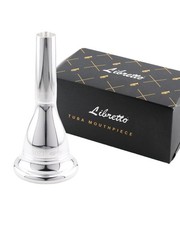 Libretto 120S Tuba Mouthpiece, with 2 m Silver Plated Brass, a Deep Cup Dep