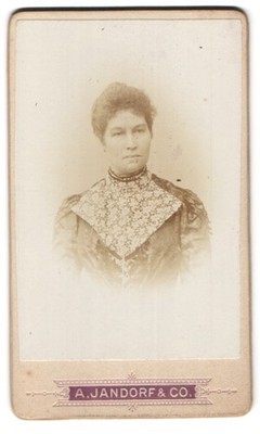 Fotografie A. Jandorf & Co., Berlin-SW, Belle-Alliance-Strasse 1 & 2, Portrait  