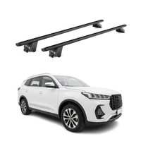 DachträGer GrundtäGer FüR DR 7.0 2025-2026 100Kg Aluminium Schwarz 2 Tlg ABE