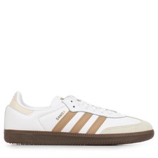 Chaussures Baskets adidas adulte Samba Og Blanc Blanche Cuir Lacets