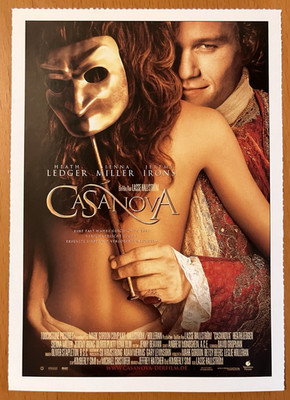 Casanova - Filmkarte Filmplakatkarte Cinema - Heath Ledger Jeremy Irons