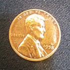 1958 Lincoln Wheat Small Cent RD Bronze US One Cent Coin — photo 1
