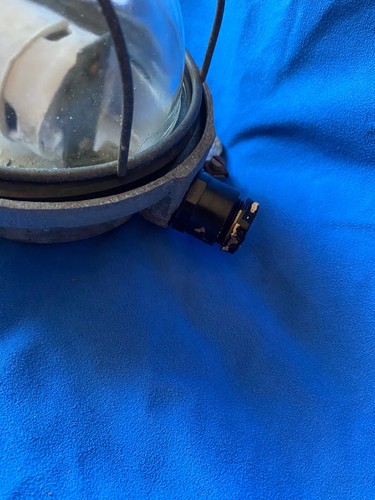 Original DDR Kellerlampe Bunkerlampe Fabrik Loft Design Lampe E 27 P43 Original - Bild 14 von 16